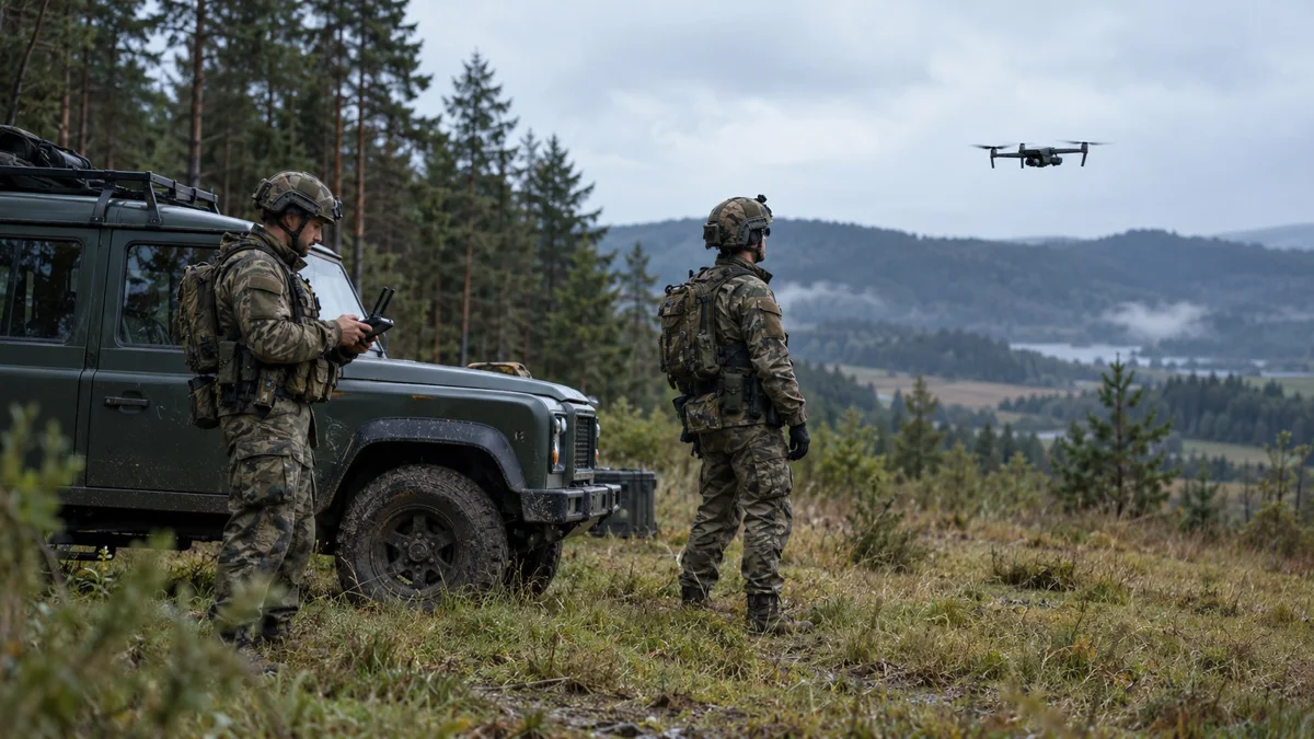 AI-generated illustration of defence reconnaissance